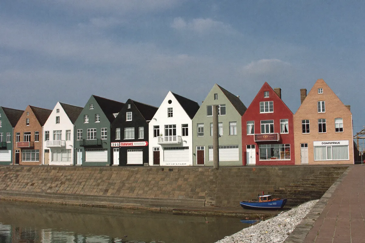 Villas balnéaires flamandes sur la digue de Malo-les-Bains